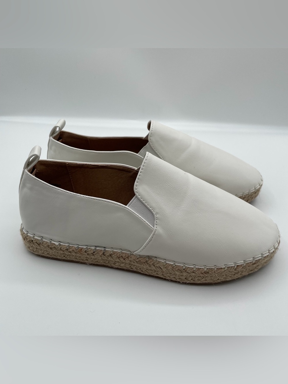 Charlotte Russe Espadrille Slip On Flat Women’s Sz 8 Braided Jute Summer Beach